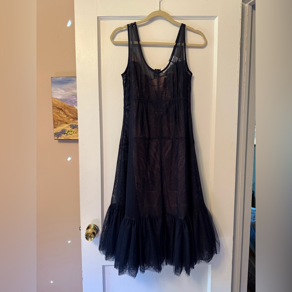 Byron Lars Navy Lace Dress